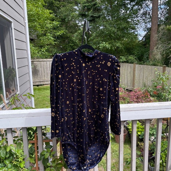 Samantha Pleet Celestial Velvet Body Suit - Picture 6 of 16